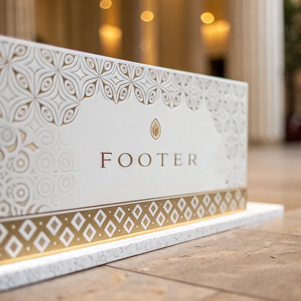 Decorative footer design